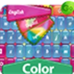 go keyboard color theme android application logo